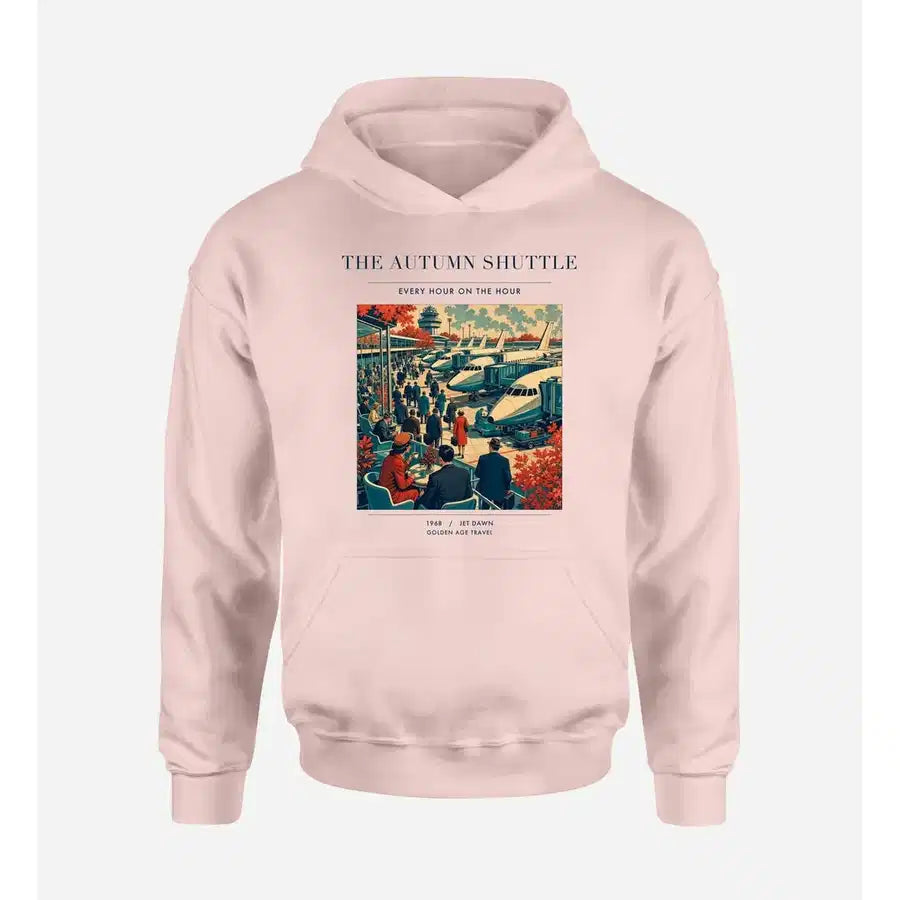 VINTAGE G4120 - The Autumn Shuttle - Premium Hoodie design on pink premium