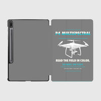Thumbnail for DJI P4 Multispectral design on gray samsung tablet tablet case