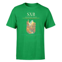 Thumbnail for Strasbourg Airport (SXB) T-Shirt single-side front print in Green | strasbourg-airport-sxb-double-side-t-shirt