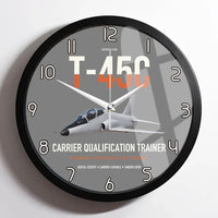 Thumbnail for T-45C Goshawk design on gray framed wall clock