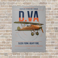 Thumbnail for Albatros D.Va vertical canvas print - no frame - light gray background