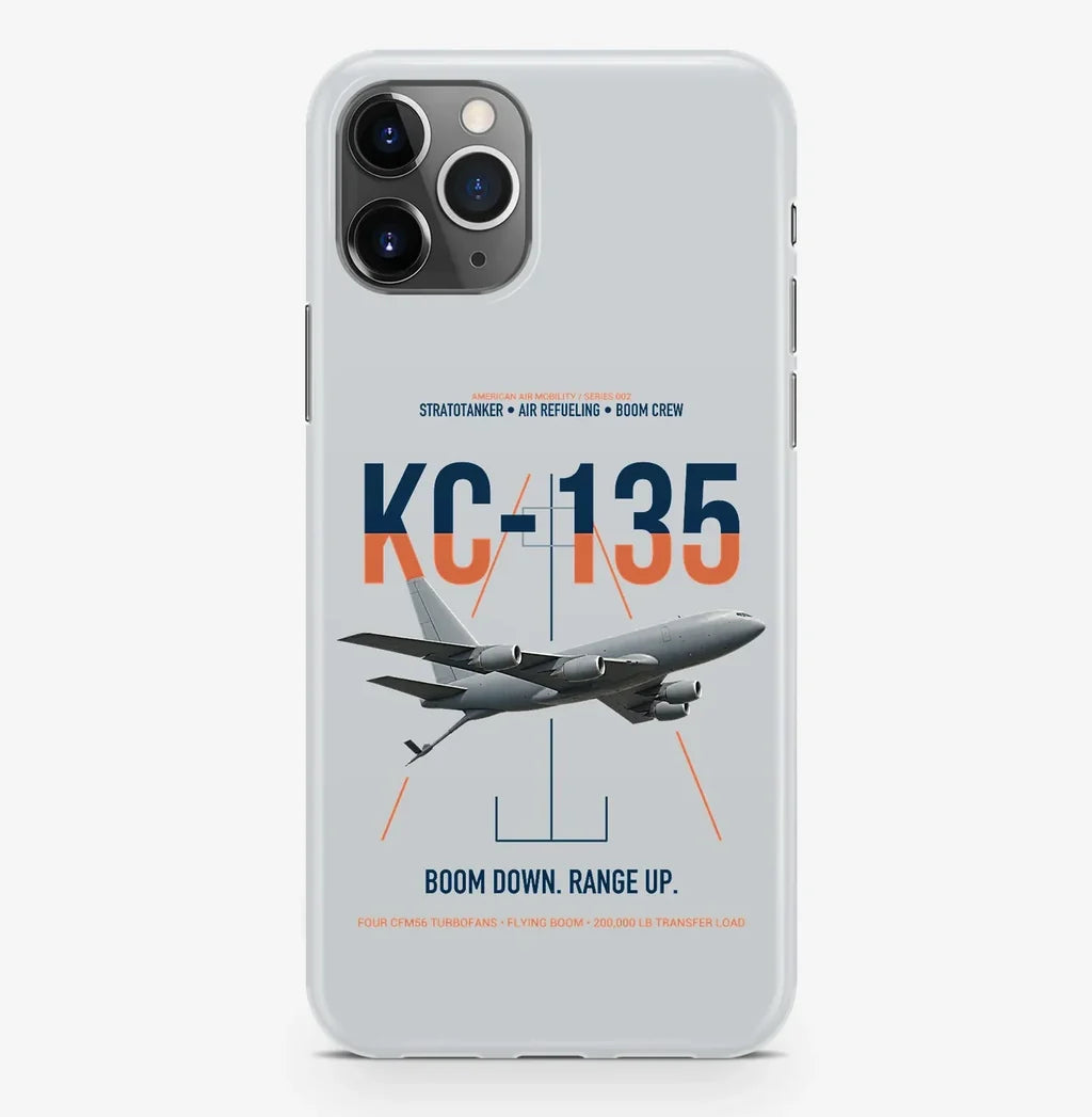 KC-135 STRATOTANKER design on light gray magsafe iphone case, for iPhone Pro Max