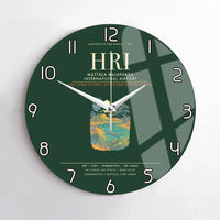 Thumbnail for Mattala Rajapaksa International Airport HRI Wall-Clock No-Frame - Dark Green