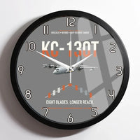 Thumbnail for KC-130T NP2000 design on gray framed wall clock