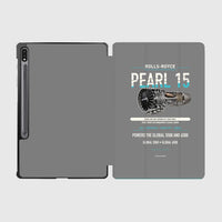 Thumbnail for PEARL 15 design on gray samsung tablet tablet case
