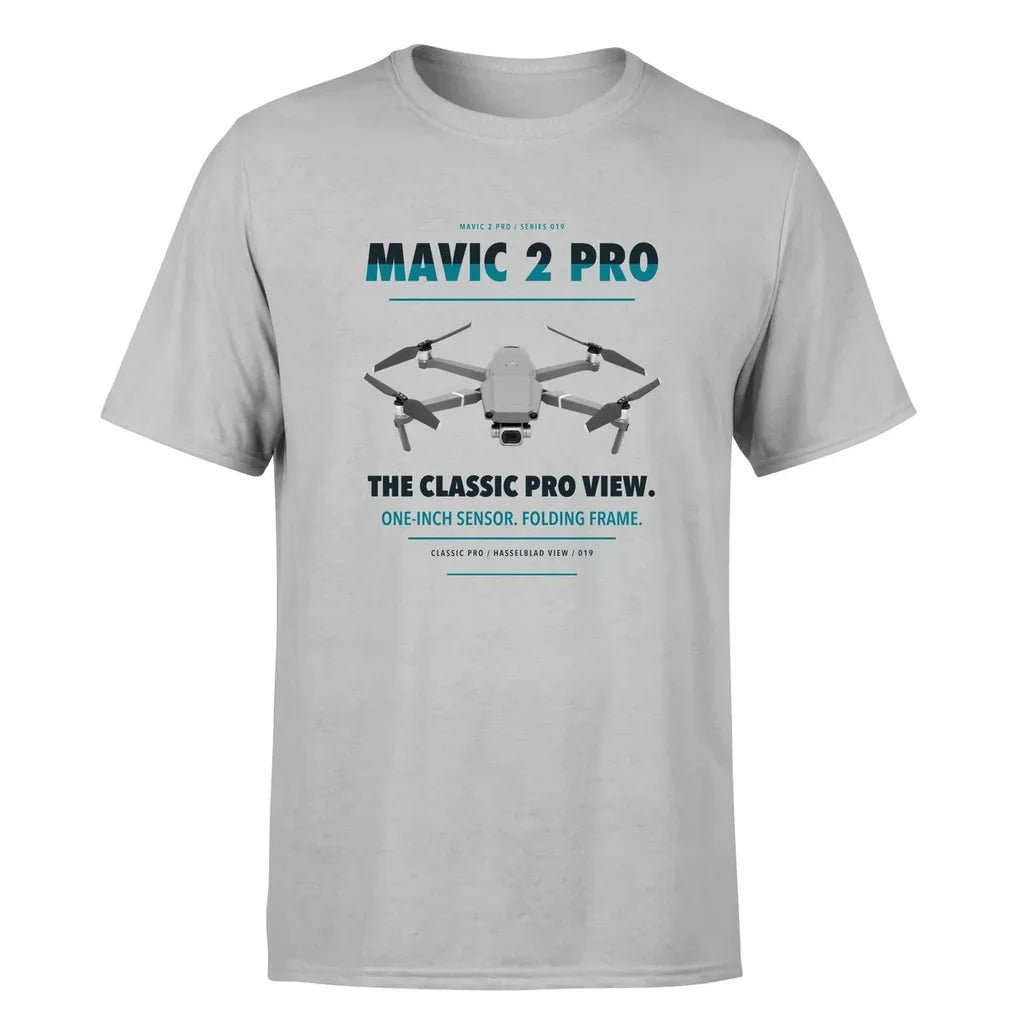 DJI Mavic 2 Pro design on light gray single side