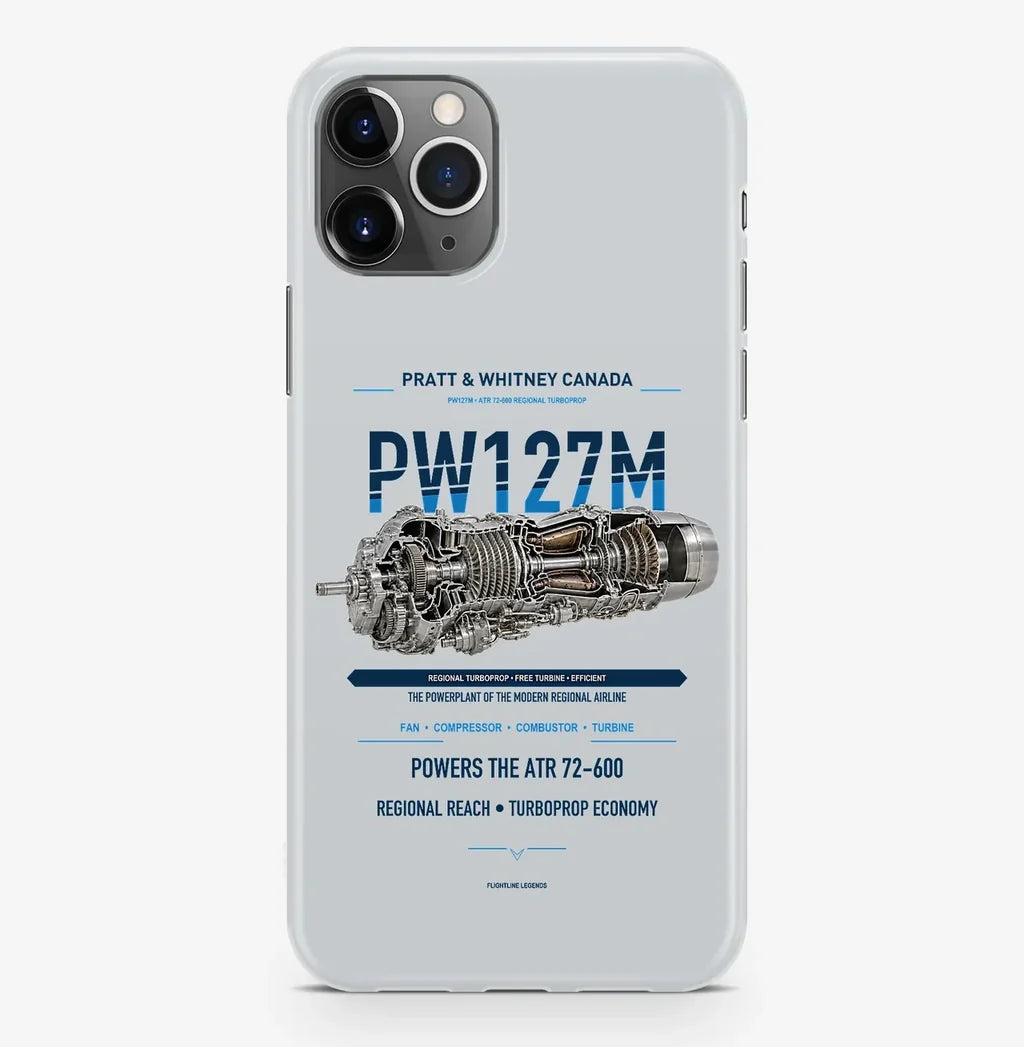 PW127M Case ProMax design on light gray iphone case promax
