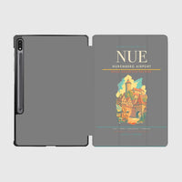 Thumbnail for Nuremberg Airport (NUE) design on gray samsung tablet tablet case