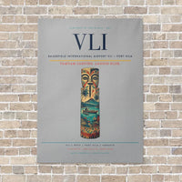 Thumbnail for Bauerfield International Airport VLI — Port Vila vertical canvas print - no frame - light gray background