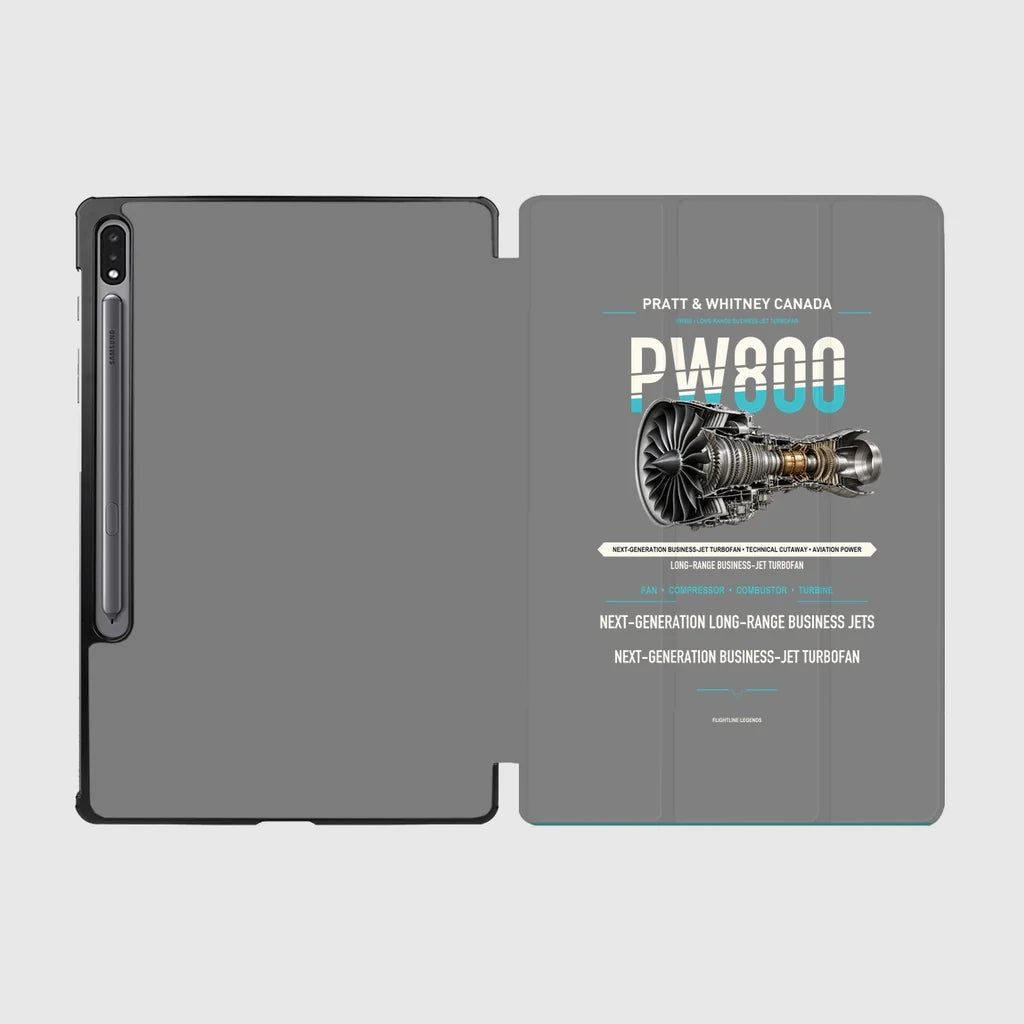 PW800 design on gray samsung tablet tablet case