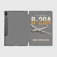 Thumbnail for B-29A Superfortress design on gray samsung tablet tablet case