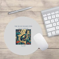 Thumbnail for VINTAGE G4454 - The Museum Barn Find - Designed Mouse Pads design on lightgray round