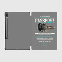 Thumbnail for PASSPORT design on gray samsung tablet tablet case