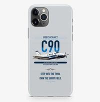 Thumbnail for Beechcraft King Air C90 design on light gray magsafe iphone case, for iPhone Pro Max