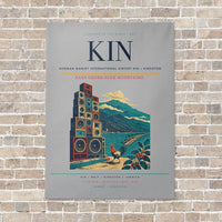 Thumbnail for Norman Manley International Airport KIN — Kingston vertical canvas print - no frame - light gray background
