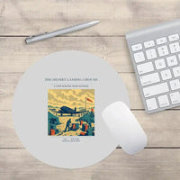 Thumbnail for VINTAGE G4517 - The Desert Landing Ground - Designed Mouse Pads design on lightgray round