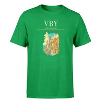 Thumbnail for Visby Airport (VBY) T-Shirt single-side front print in Green | visby-airport-vby-double-side-t-shirt
