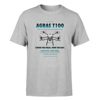 Thumbnail for DJI Agras T100 design on light gray single side