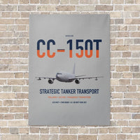 Thumbnail for Airbus CC-150T Polaris vertical canvas print - no frame - light gray background