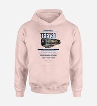 Thumbnail for TFE731 design on pink hoodie single side