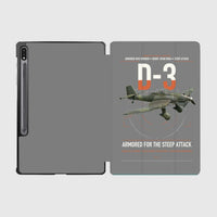 Thumbnail for Junkers Ju 87D-3 design on gray samsung tablet tablet case