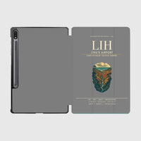 Thumbnail for Līhuʻe Airport (LIH) design on gray samsung tablet tablet case