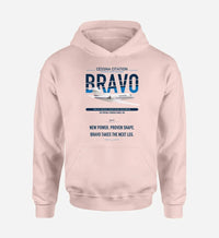 Thumbnail for Cessna Citation Bravo design on pink double-side hoodie, single-side print