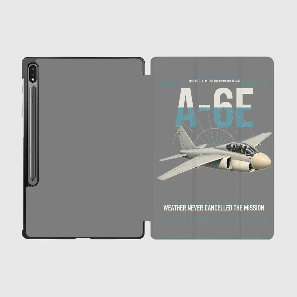 A-6E Intruder design on gray samsung tablet tablet case