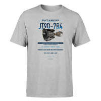 Thumbnail for JT9D-7R4 design on light gray single side