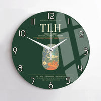 Thumbnail for Tallahassee International Airport TLH Wall-Clock No-Frame - Dark Green