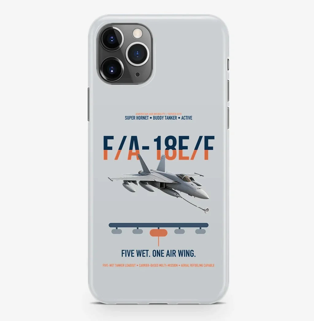 F A-18E F Buddy Tanker design on light gray magsafe iphone case, for iPhone Pro Max