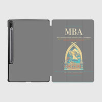 Thumbnail for Moi International Airport (MBA) design on gray samsung tablet tablet case