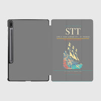 Thumbnail for Cyril E. King Airport (STT) design on gray samsung tablet tablet case