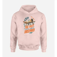 Thumbnail for SIGNAL 656 - The Past Still Has Horsepower design on pink hoodie single side