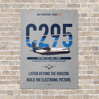 Thumbnail for Airbus C295 SIGINT vertical canvas print - no frame - light gray background