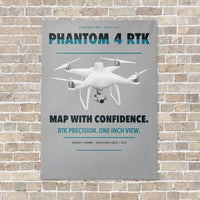 Thumbnail for DJI Phantom 4 RTK vertical canvas print - no frame - light gray background