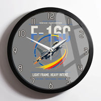 Thumbnail for F-16C Fighting Falcon design on gray framed wall clock