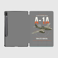 Thumbnail for Messerschmitt Me 262A-1a design on gray samsung tablet tablet case