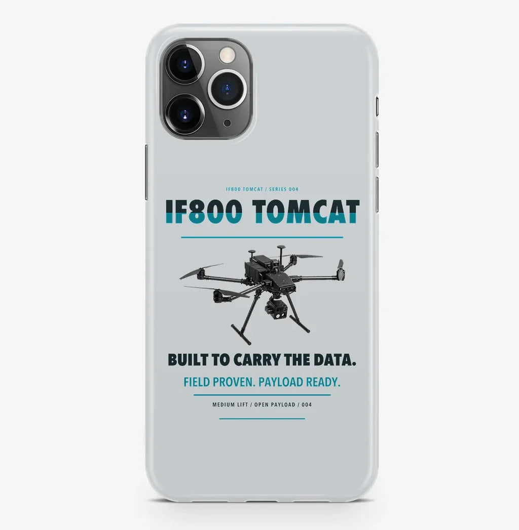 Inspired Flight IF800 Tomcat Case ProMax design on light gray iphone case promax