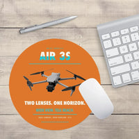 Thumbnail for DJI Air 3S design on orange round mouse pad