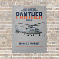 Thumbnail for Airbus Helicopters AS565 MBe Panther vertical canvas print - no frame - light gray background
