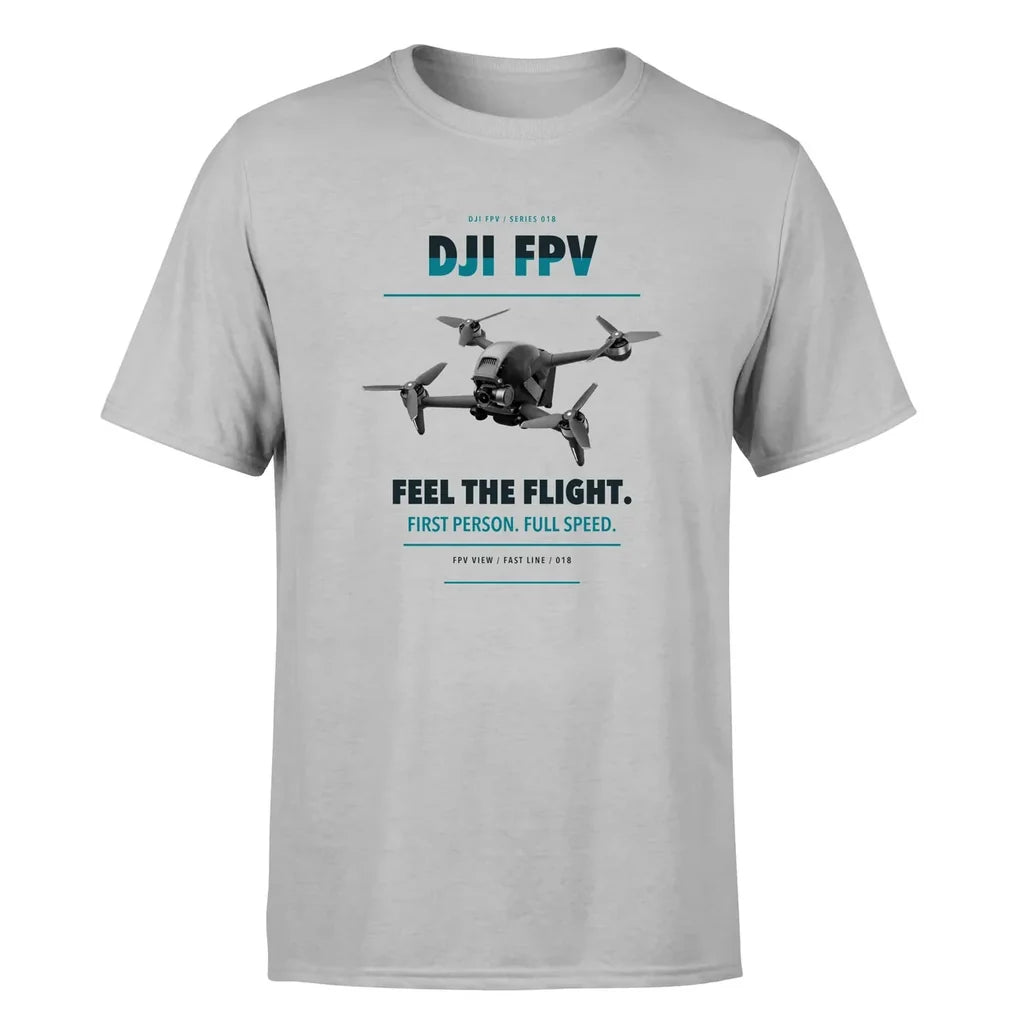 DJI FPV design on light gray single side