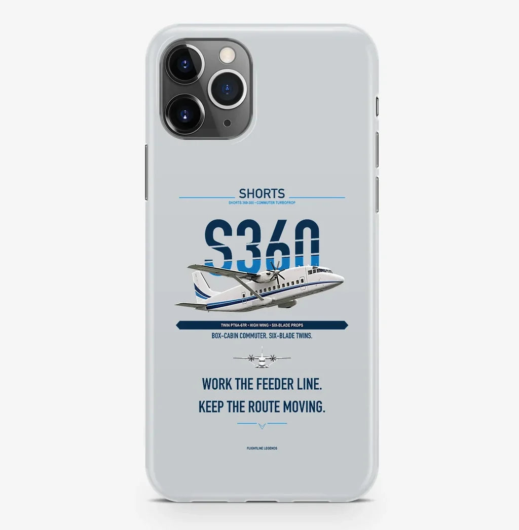 Shorts 360-300 Case ProMax design on light gray iphone case promax