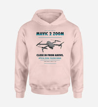 Thumbnail for DJI Mavic 2 Zoom design on pink hoodie single side