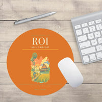 Thumbnail for Roi Et Airport (ROI) design on orange round mouse pad