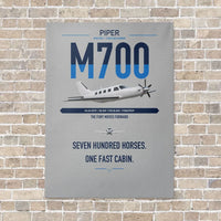 Thumbnail for Piper M700 Fury vertical canvas print - no frame - light gray background