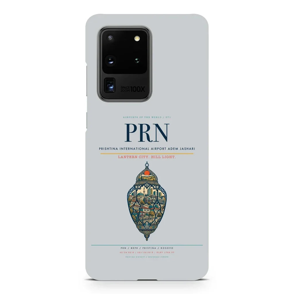 Prishtina International Airport Adem Jashari PRN Samsung Case - Light Gray
