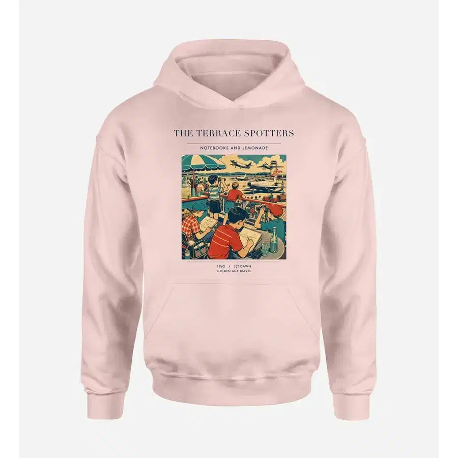 VINTAGE G4114 - The Terrace Spotters - Premium Hoodie design on pink premium