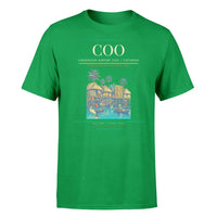 Thumbnail for Cadjehoun Airport (COO) T-Shirt single-side front print in Green | cadjehoun-airport-coo-double-side-t-shirt