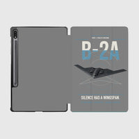 Thumbnail for B-2A Spirit design on gray samsung tablet tablet case